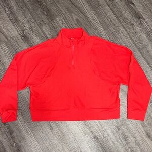 Zella Coral Sport Jacket Quarter-Zip Pullover
